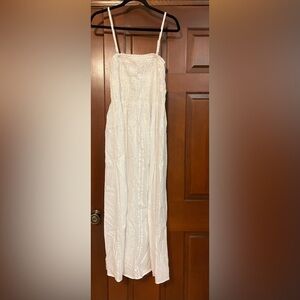 Sea Level White Women's Swim Coverup Maxi Dress Large NWT